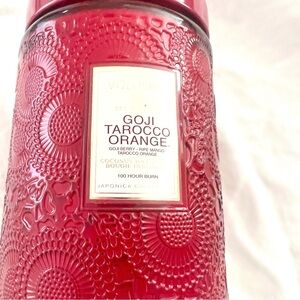 Voluspa Goji Tarocco Orange 100 Hour Burn Candle